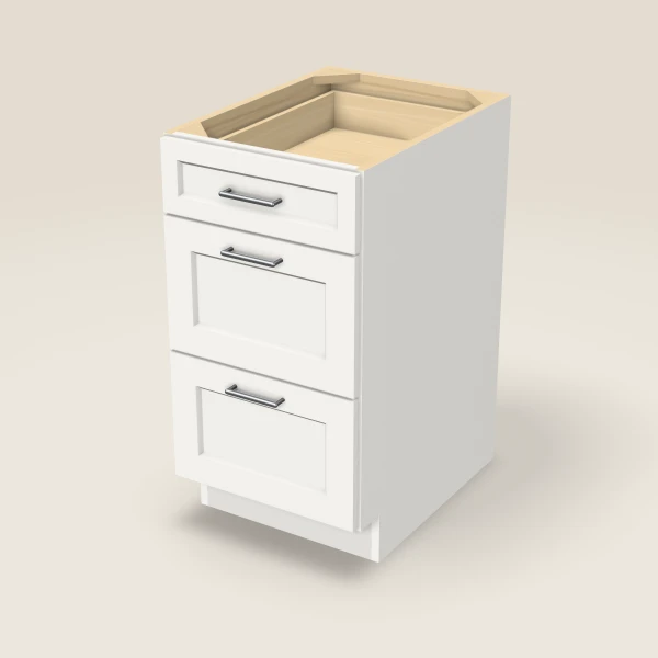 18" Drawer Base — Urban White, 3D picture