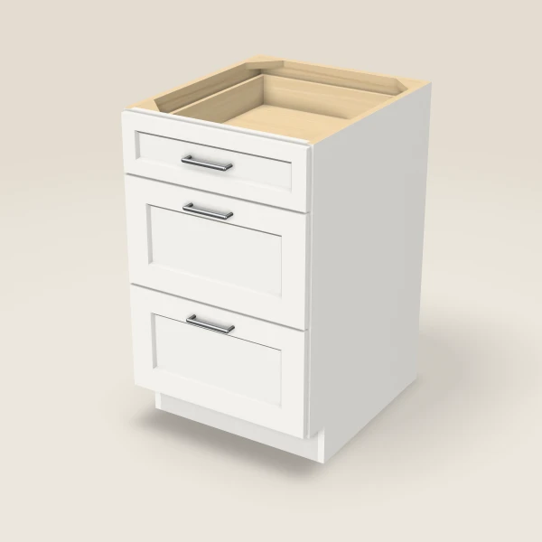 21" Drawer Base — Urban White, 3D picture