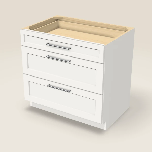 36" Drawer Base — Urban White, 3D picture