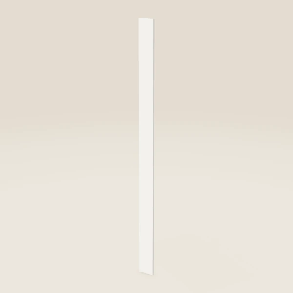 6" Tall Filler — 96" High — Urban White, 3D picture