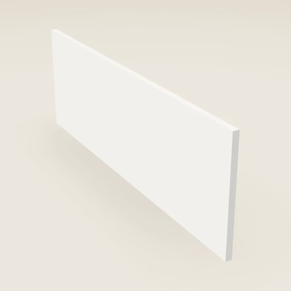 Toe Kick — 4½" x 8' — Urban White, 3D picture