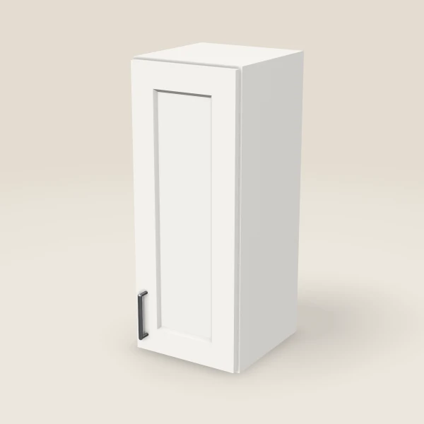 12" Wall Cabinet — 30" High — Urban White, 3D picture