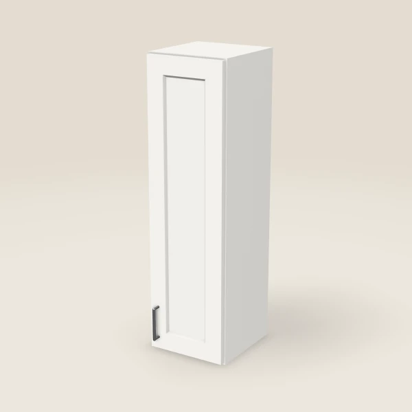 12" Wall Cabinet — 42" High — Urban White, 3D picture