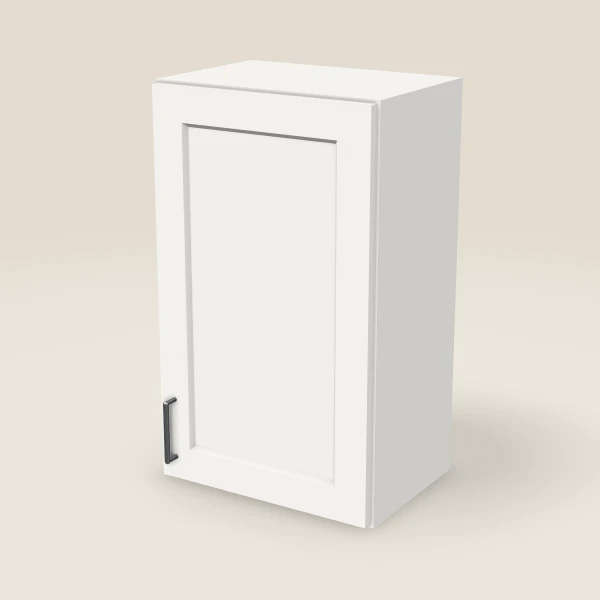 18" Wall Cabinet — 30" High — Urban White, 3D picture