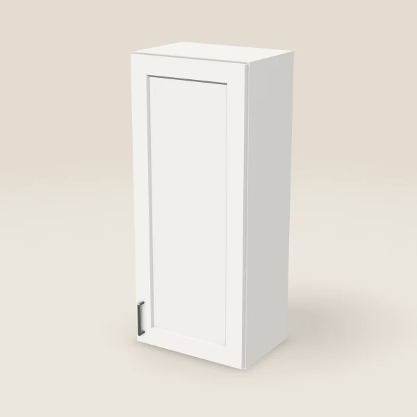 18" Wall Cabinet — 42" High — Urban White, 3D picture