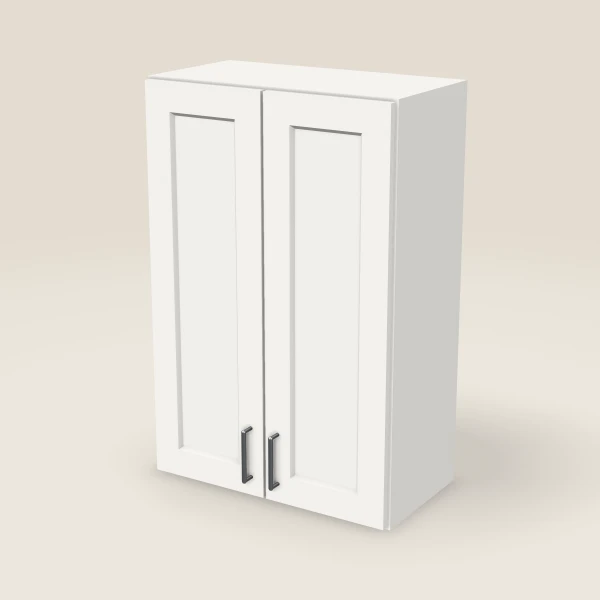 24" Wall Cabinet — 36" High — Urban White, 3D picture