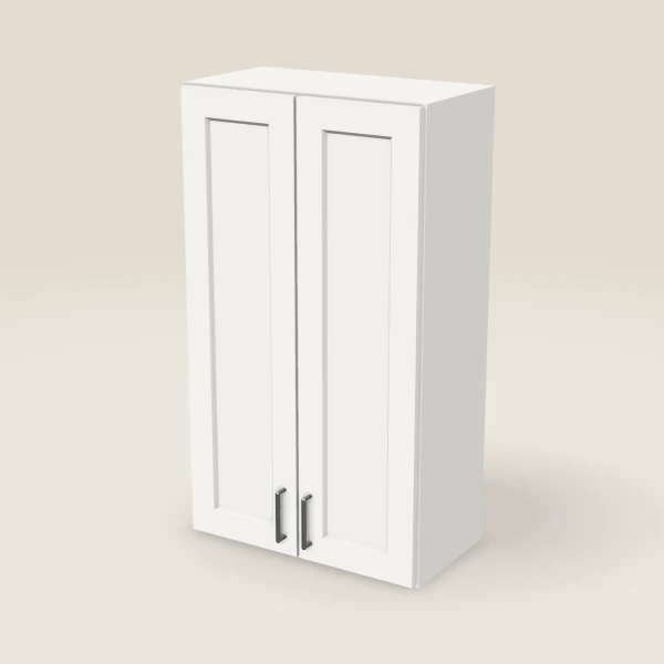 24" Wall Cabinet — 42" High — Urban White, 3D picture