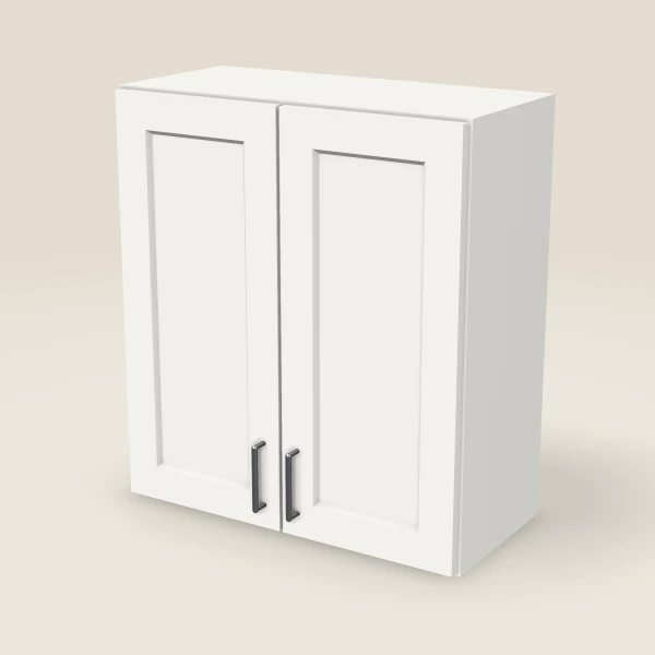 27" Wall Cabinet — 30" High — Urban White, 3D picture