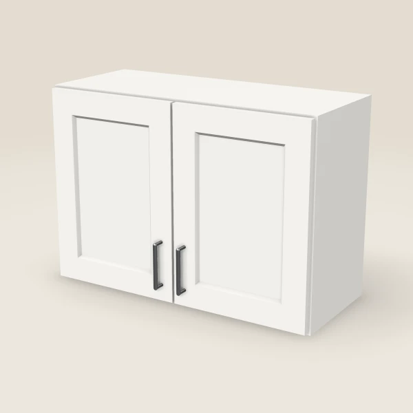 30" Wall Cabinet — 21" High — Urban White, 3D picture