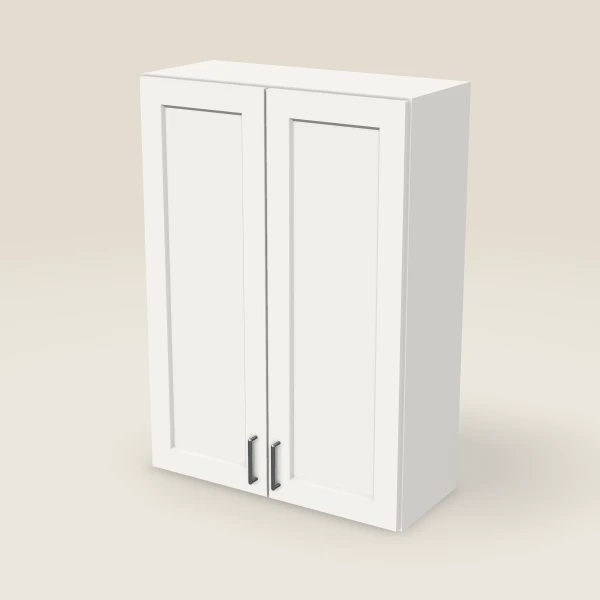 30" Wall Cabinet — 42" High — Urban White, 3D picture