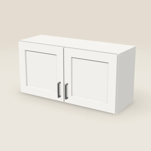 36" Wall Cabinet — 18" High — Urban White, 3D picture