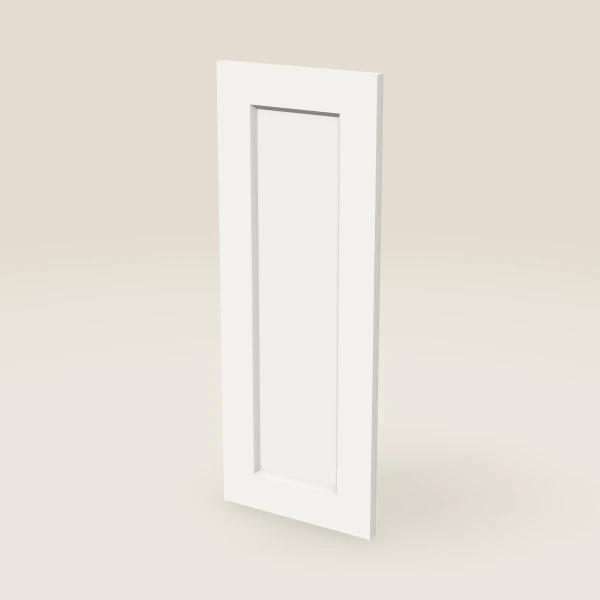 Wall Decorative End Panel — 30" High — Urban White, 3D picture