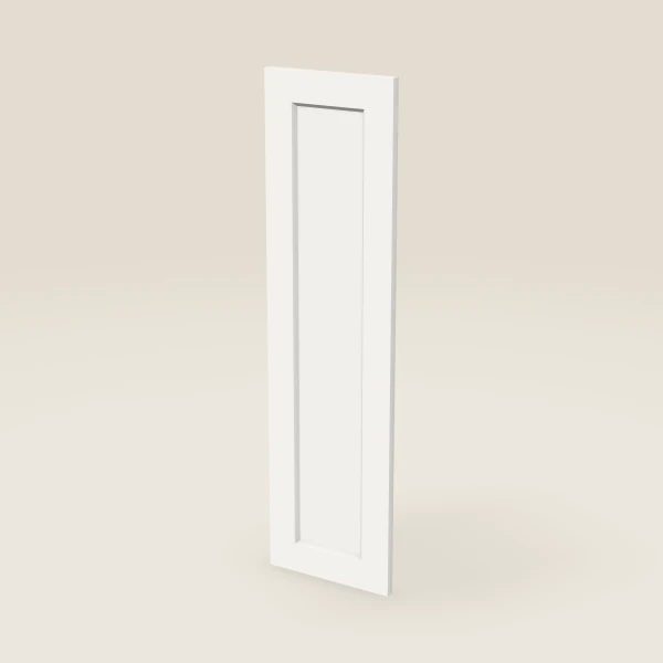 Wall Decorative End Panel — 42" High — Urban White, 3D picture