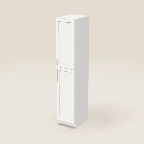 18" Pantry — 96" High — Urban White, 3D picture