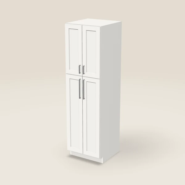 24" Pantry — 84" High — Urban White, 3D picture