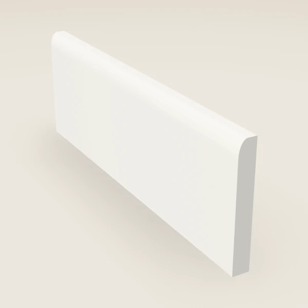 Moldura de rodapié — 4½" × 8', imagen en 3D