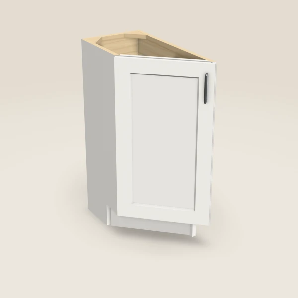 12" Base Transitional — Left, 3D picture
