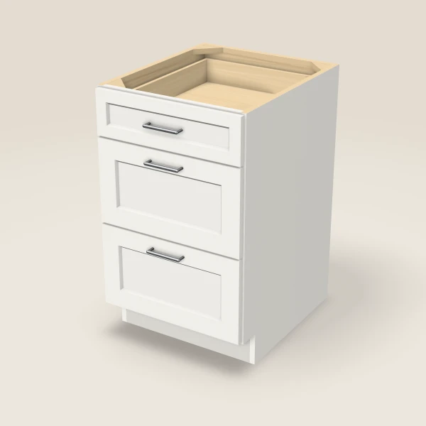 21" 3-Drawer Base, 3D picture