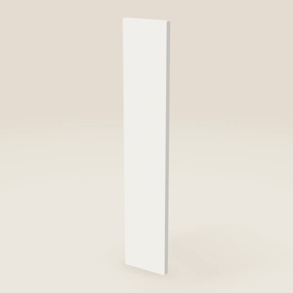 5½" Overlay Filler — 29¼" High — Vista White, 3D picture