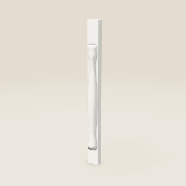 Media pata POLE75-B3 — 36½" de alto, imagen en 3D