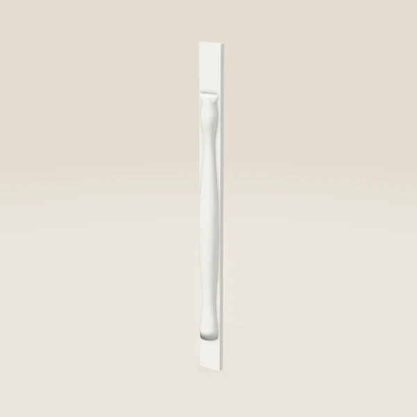 Media pata POLE75-W342 — 42" de alto, imagen en 3D