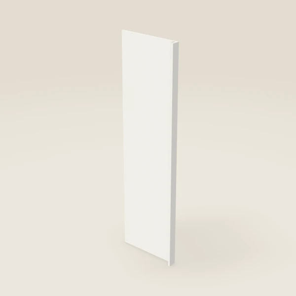 Refrigerator End Panel with 3" Return — 24" × 84", 3D picture