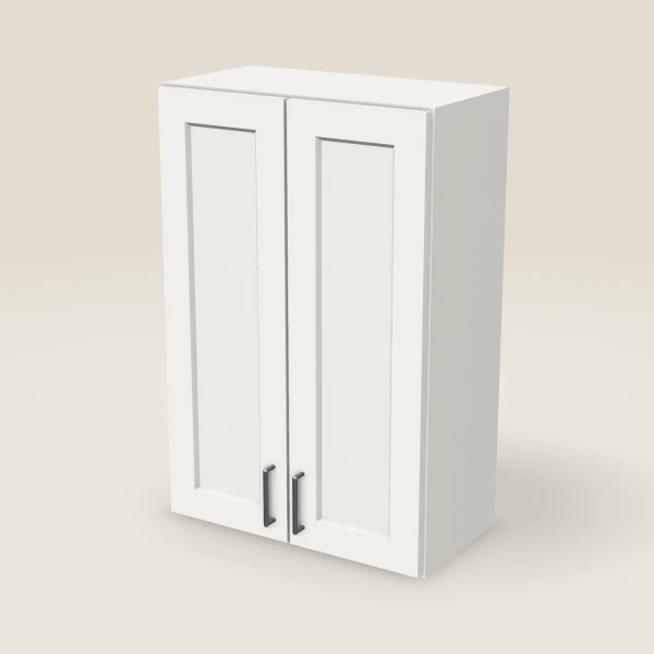 24" Wall Cabinet — 36" High, Double Door, 3D picture