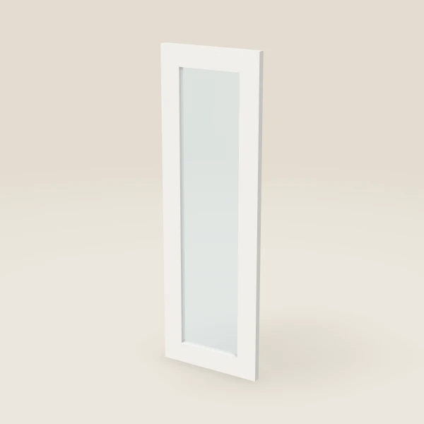 Puerta de vidrio para W2436B (11-11/16" × 35-5/16"), imagen en 3D