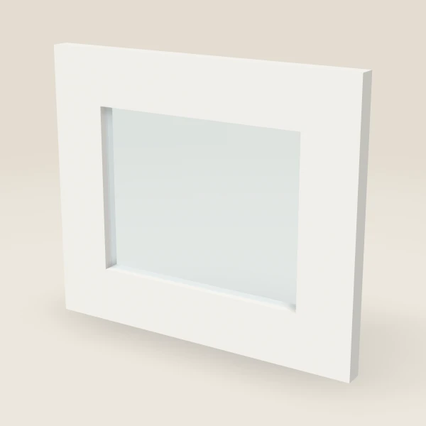 Puerta de vidrio para W2712B (13-5/16" × 11-5/16"), imagen en 3D