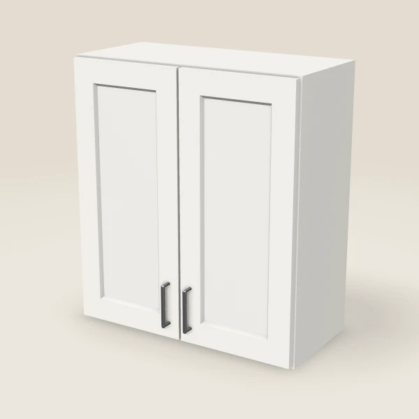 27" Wall Cabinet — 30" High, Double Door, 3D picture