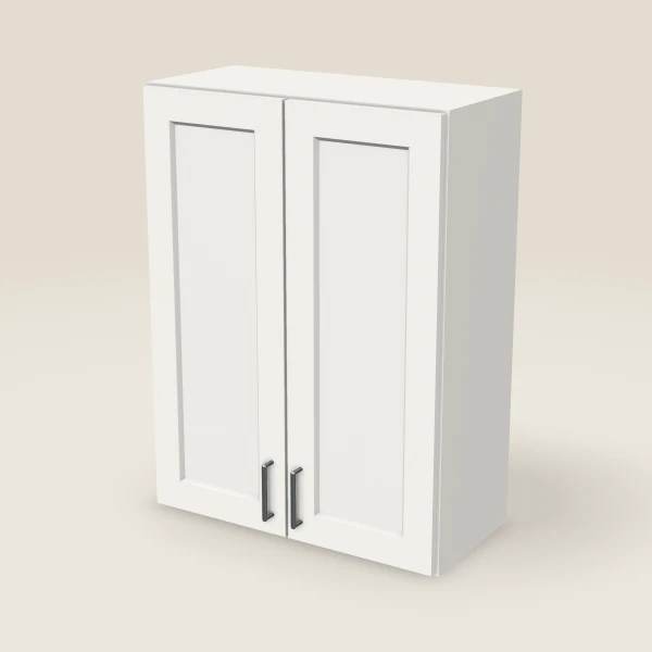 27" Wall Cabinet — 36" High, Double Door, 3D picture