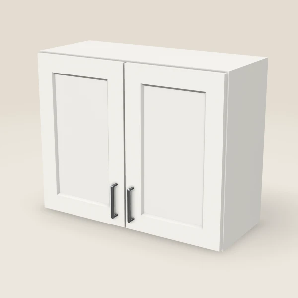 30" Wall Cabinet — 24" High, Double Door, 3D picture
