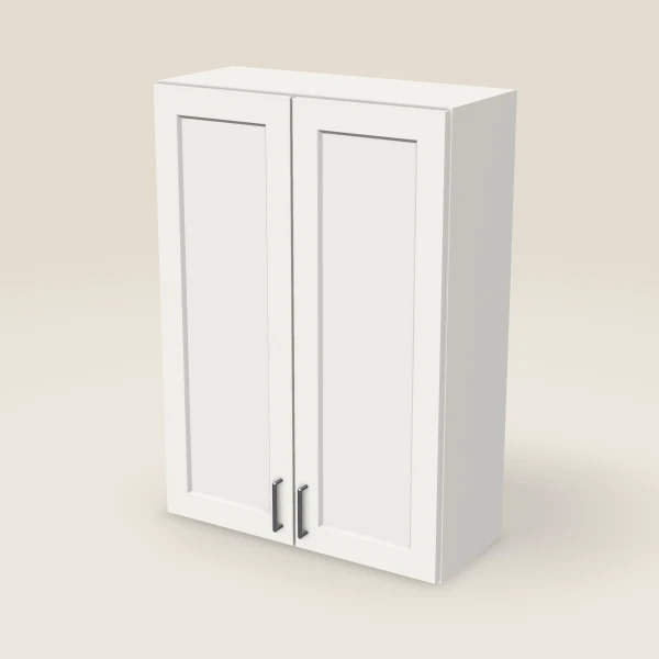 30" Wall Cabinet — 42" High, Double Door, 3D picture