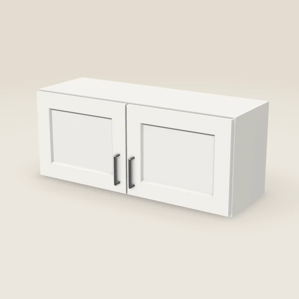 36" Wall Cabinet — 15" High, Double Door, 3D picture