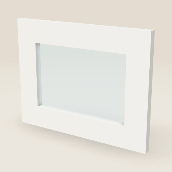 Puerta de vidrio para WDC2412 (14-11/16" × 11-5/16"), imagen en 3D