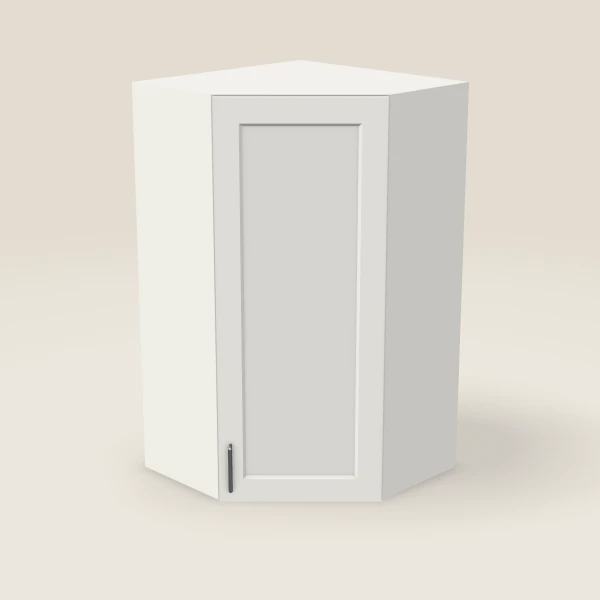 24" Wall Diagonal Corner — 42" High, 3D picture