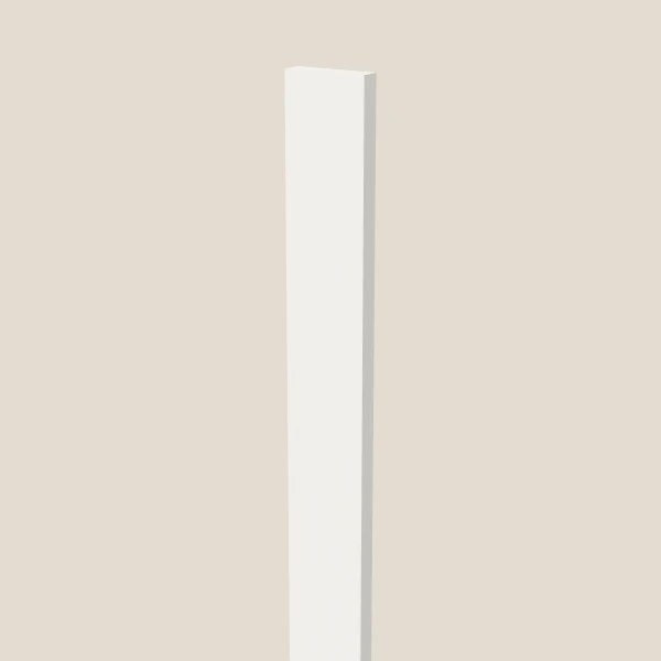 3" Wall Filler — 84" High — Vista White, 3D picture