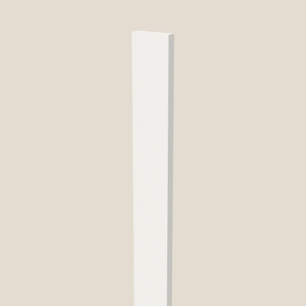 3" Tall Filler — 96" High — Vista White, 3D picture