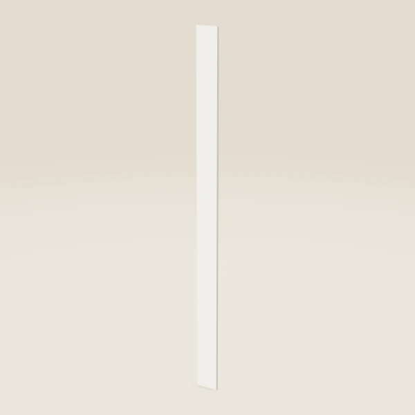 6" Tall Filler — 96" High — Vista White, 3D picture