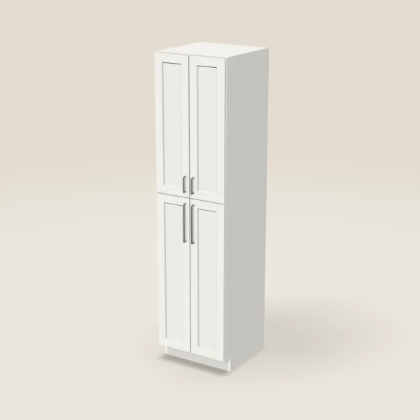 24" Wall Pantry — 96" High, 3D picture