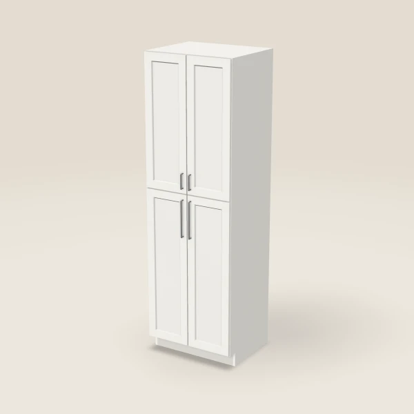30" Wall Pantry — 96" High, 3D picture