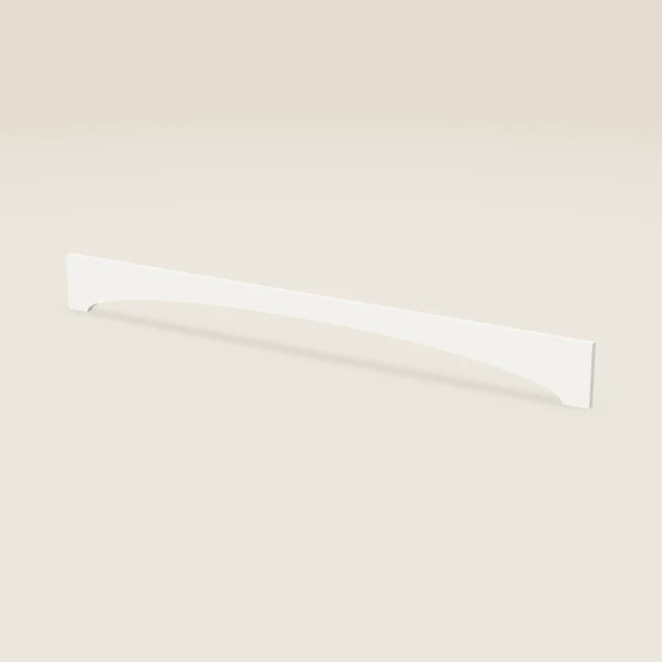 Cenefa arqueada — 6" x 60", imagen en 3D