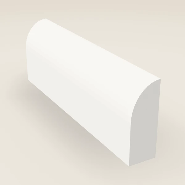Moldura inferior base — 8', imagen en 3D