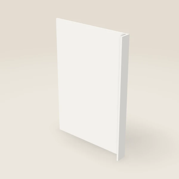Dishwasher End Panel — 3" Return, 3D picture