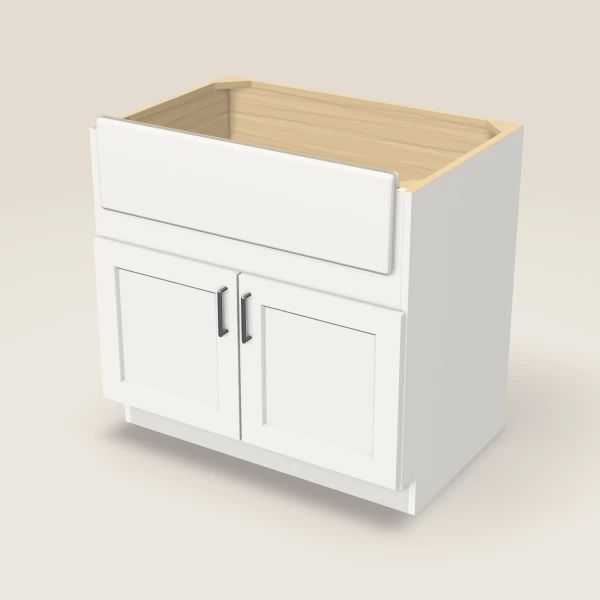 36" Farm Sink Base, 3D picture