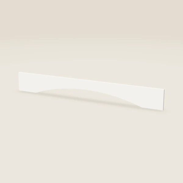 Cenefa — 5½" x 42", imagen en 3D