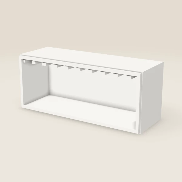 Portavasos de 36", imagen en 3D