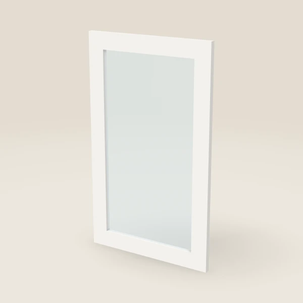 Puerta de vidrio — 18" x 30", imagen en 3D
