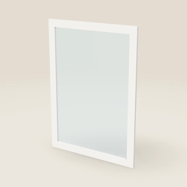 Puerta de vidrio — 30" x 42", imagen en 3D