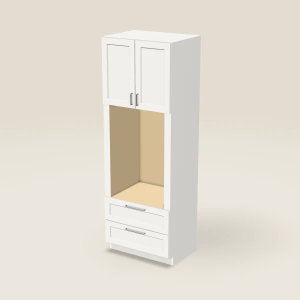 33" Oven Cabinet — 96" High, 3D picture